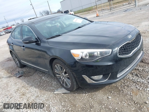 2015 Kia Cadenza Premium with VIN KNALN4D74F5188219, listed as a IAAI auction lot 41530800 with 144,330 mi miles. Bid and sale history available at carsss.com. Image 1.