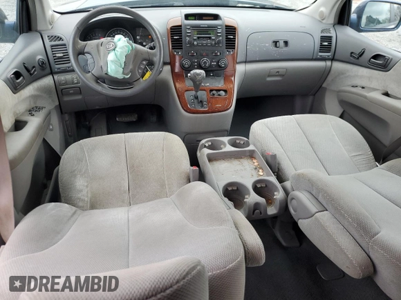 2007 Kia Sedona LX with VIN KNDMB233876171518, listed as a Copart auction lot 44749925 with 60,848 mi miles and Salvage Title. Bid and sale history available at carsss.com. Image 8.