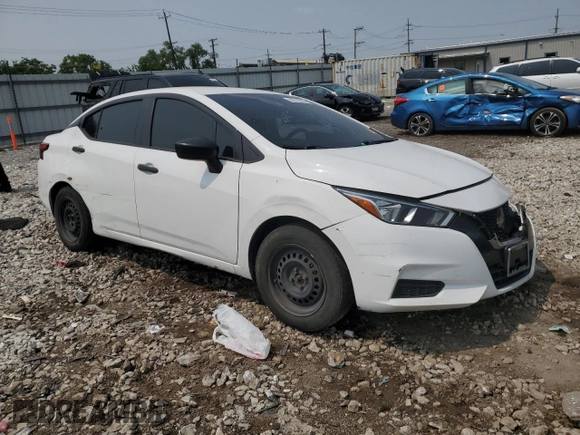 2021 Nissan Versa S with VIN 3N1CN8DV6ML816936, listed as a Copart auction lot 60513065 with 131,880 mi miles and Clean title. Bid and sale history available at DreamBid. Image 4.