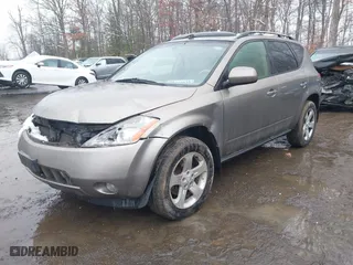 2004 Nissan Murano SE with VIN JN8AZ08W84W307524, listed as a IAAI auction lot 41563833 with 209,634 mi miles. Bid and sale history available at carsss.com. Image 2.