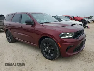 2022 Dodge Durango GT Plus with VIN 1C4RDHDG4NC198749, listed as a Copart auction lot 51352165 with 33,340 mi miles and Clean title. Bid and sale history available at DreamBid. Image 4.