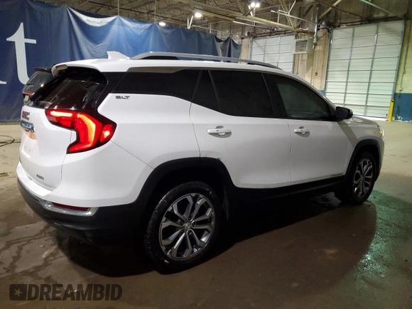 2021 GMC Terrain SLT with VIN 3GKALVEV2ML312279, listed as a Copart auction lot 86214074 with 93,484 mi miles and Clean Title. Bid and sale history available at DreamBid. Image 3.