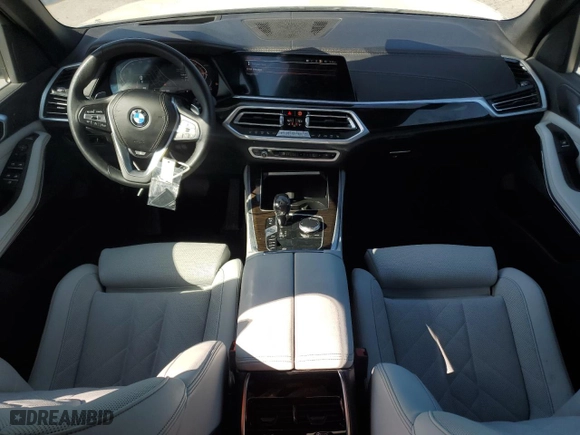 2023 BMW X5 sDrive40i with VIN 5UXCR4C0XP9N59565, listed as a Copart auction lot 52498435 with 38,225 mi miles and Salvage Title. Bid and sale history available at carsss.com. Image 8.