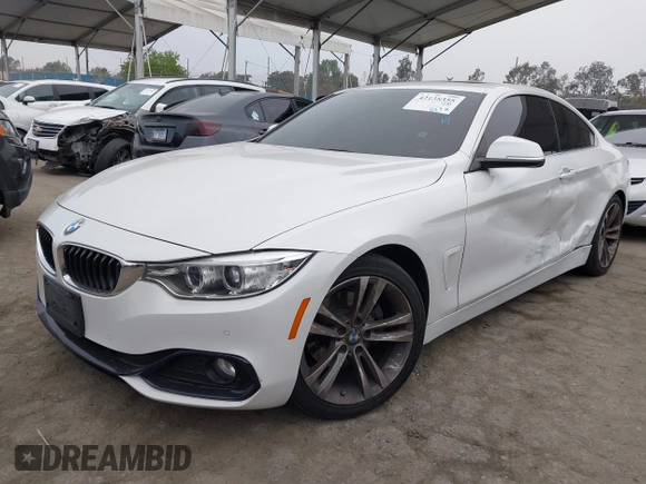 2016 BMW 4 Series 428i with VIN WBA3N7C54GK226326, listed as a IAAI auction lot 42138355 with 80,137 mi miles and . Bid and sale history available at DreamBid. Image 2.