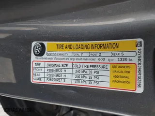 2019 Cadillac Escalade Premium Luxury with VIN 1GYS4CKJ9KR182956, listed as a IAAI auction lot 41353808 with 109,896 mi miles. Bid and sale history available at carsss.com. Image 9.