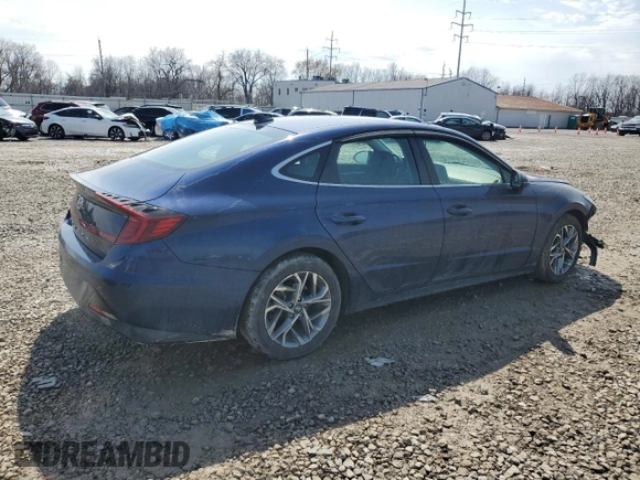 2020 Hyundai Sonata SEL z VIN 5NPEL4JA6LH054132, wystawiony jako Copart lot #51003435 z przebiegiem 71 417 mil mil oraz Szkody całkowita. Historia ofert i sprzedaży dostępna na DreamBid. Obrazek 3.