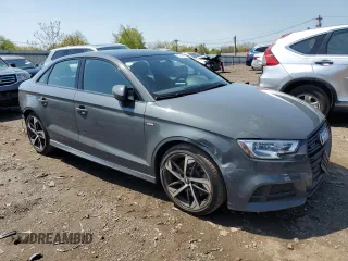 2020 Audi A3 Sedan S line Premium with VIN WAUBEGFF3LA015263, listed as a Copart auction lot 52749574 with 24,595 mi miles. Bid and sale history available at carsss.com. Image 4.