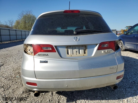 2007 Acura RDX with VIN 5J8TB18207A002596, listed as a Copart auction lot 50256395 with 143,161 mi miles and Salvage Title. Bid and sale history available at carsss.com. Image 6.