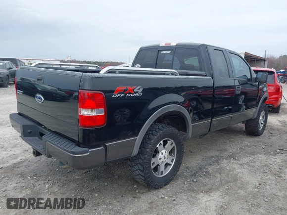 2005 Ford F-150 XLT with VIN 1FTPX14525FA14833, listed as a IAAI auction lot 41710410 with 120,458 mi miles. Bid and sale history available at carsss.com. Image 4.