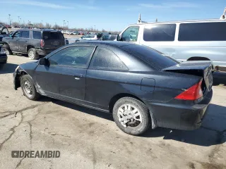 2005 Honda Civic Cpe LX with VIN 1HGEM22515L030825, listed as a Copart auction lot 46666065 with 239,046 mi miles and Salvage Title. Bid and sale history available at carsss.com. Image 2.