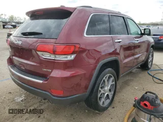 2020 Jeep Grand Cherokee Limited with VIN 1C4RJFBG7LC241736, listed as a Copart auction lot 52993735 with 71,836 mi miles and Salvage title. Bid and sale history available at DreamBid. Image 3.