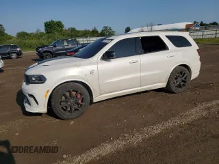2021 Dodge Durango SRT Hellcat z VIN 1C4SDJH96MC814809, wystawiony jako Copart lot #60024305 z przebiegiem 23 833 mil mil oraz Szkoda całkowita • Salvage title. Historia ofert i sprzedaży dostępna na DreamBid. Obrazek 1.