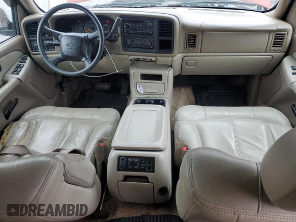 2001 Chevrolet Suburban LS z VIN 1GNFK16T21J183013, wystawiony jako Copart lot #57349135 z przebiegiem 91 139 mil mil oraz Szkoda całkowita • Salvage title. Historia ofert i sprzedaży dostępna na DreamBid. Obrazek 8.