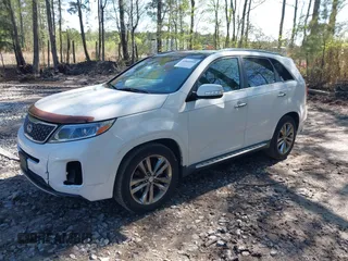 2014 Kia Sorento SX with VIN 5XYKW4A72EG492736, listed as a IAAI auction lot 42009349 with 165,492 mi miles. Bid and sale history available at carsss.com. Image 18.
