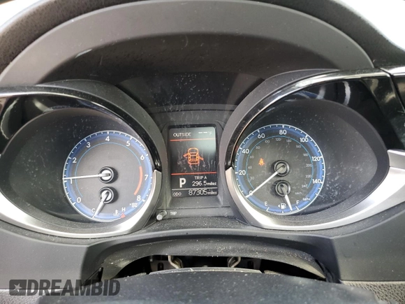 2016 Toyota Corolla L with VIN 2T1BURHE2GC716738, listed as a Copart auction lot 55645194 with 87,305 mi miles and Salvage title. Bid and sale history available at DreamBid. Image 9.