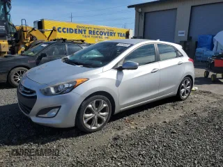 2013 Hyundai Elantra GT with VIN KMHD35LE7DU122295, listed as a Copart auction lot 50028935 with 97,616 mi miles and Salvage Title. Bid and sale history available at carsss.com. Image 1.