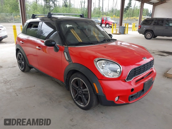 2012 MINI Countryman S with VIN WMWZC5C51CWL56989, listed as a IAAI auction lot 42195253 with 105,750 mi miles and . Bid and sale history available at DreamBid. Image 1.