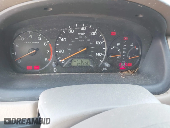 2002 Honda Accord LX with VIN 3HGCG56412G702456, listed as a IAAI auction lot 42040650 with 203,310 mi miles and . Bid and sale history available at DreamBid. Image 7.