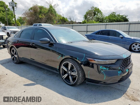 2024 Honda Accord Sport с VIN 1HGCY2F54RA025786, выставлен на аукционе Copart как лот 57881195 с пробегом 29 593 миль миль и Списание • Salvage title. История ставок и продаж доступна на DreamBid. Изображение 4.