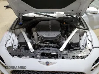 2022 Genesis G70 3.3T with VIN KMTG54TEXNU103314, listed as a Copart auction lot 50079415 with 46,603 mi miles and Salvage Title. Bid and sale history available at DreamBid. Image 11.