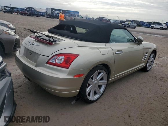 2007 Chrysler Crossfire Limited z VIN 1C3LN65L57X072807, wystawiony jako Copart lot #76414714 z przebiegiem Nie podano mil oraz Szkoda całkowita • Salvage title. Historia ofert i sprzedaży dostępna na DreamBid. Obrazek 3.