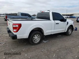 2023 Ford F-150 XL with VIN 1FTMF1CB7PKF60339, listed as a Copart auction lot 44690115 with 56,346 mi miles and Salvage Title. Bid and sale history available at carsss.com. Image 3.