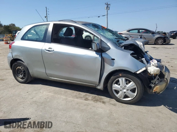 2011 Toyota Yaris with VIN JTDJT4K32B5325667, listed as a Copart auction lot 74665364 with 0 mi miles and Salvage Title. Bid and sale history available at carsss.com. Image 4.