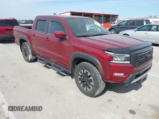 2023 Nissan Frontier SV with VIN 1N6ED1EK7PN615357, listed as a IAAI auction lot 41753665 with 16,120 mi miles and . Bid and sale history available at DreamBid. Image 1.