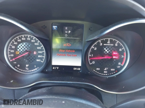 2017 Mercedes-Benz GLC with VIN WDC0G6EB0HF230536, listed as a IAAI auction lot 41632190 with 54,138 mi miles. Bid and sale history available at carsss.com. Image 7.