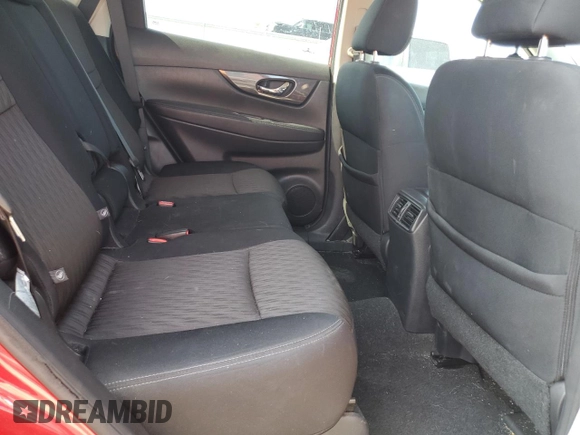2017 Nissan Rogue SV with VIN 5N1AT2MV0HC794775, listed as a Copart auction lot 61019895 with 128,708 mi miles and Salvage title. Bid and sale history available at DreamBid. Image 11.