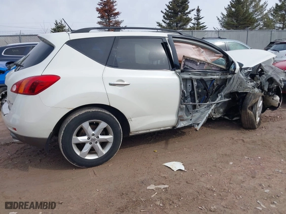 2010 Nissan Murano LE with VIN JN8AZ1MW9AW136533, listed as a IAAI auction lot 41848970 with 1 mi miles. Bid and sale history available at carsss.com. Image 4.