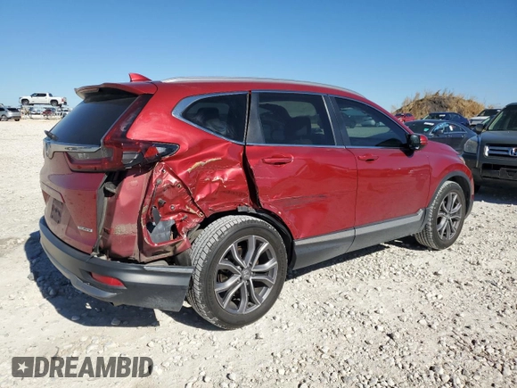 2020 Honda CR-V Touring with VIN 2HKRW1H96LH410565, listed as a Copart auction lot 81714844 with 58,859 mi miles and Salvage Title. Bid and sale history available at carsss.com. Image 3.