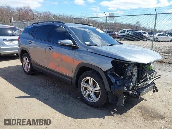 2018 GMC Terrain SLE with VIN 3GKALTEX6JL159729, listed as a IAAI auction lot 41880983 with 90,190 mi miles. Bid and sale history available at carsss.com. Image 1.