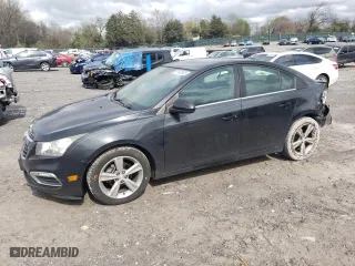 2015 Chevrolet Cruze LT with VIN 1G1PE5SBXF7251306, listed as a Copart auction lot 51449655 with 161,292 mi miles and Salvage Title. Bid and sale history available at carsss.com. Image 1.