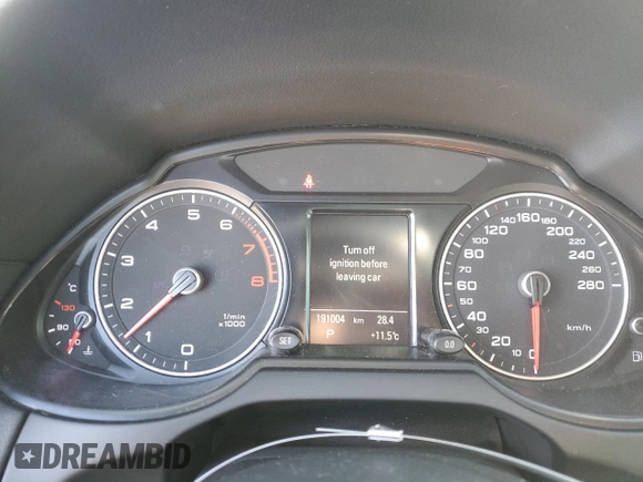 2015 Audi Q5 with VIN WA1DGCFP1FA020807, listed as a Copart auction lot 49667705 with 191,004 mi miles and Clean title. Bid and sale history available at DreamBid. Image 9.