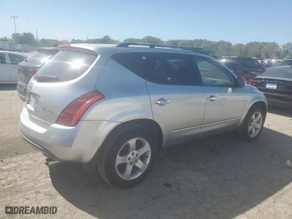 2003 Nissan Murano SE with VIN JN8AZ08W43W223179, listed as a Copart auction lot 74084564 with 150,827 mi miles and Clean Title. Bid and sale history available at carsss.com. Image 3.