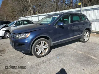 2014 Volkswagen Touareg Sport with VIN WVGEF9BP5ED008092, listed as a Copart auction lot 46675095 with 185,866 mi miles and Clean Title. Bid and sale history available at DreamBid. Image 1.