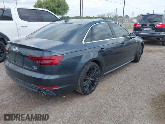 2018 Audi A4 Premium Plus z VIN WAULMAF47JA233268, wystawiony jako IAAI lot #42111509 z przebiegiem 54 352 mil mil oraz . Historia ofert i sprzedaży dostępna na DreamBid. Obrazek 4.