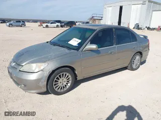 2005 Honda Civic Sdn EX with VIN 2HGES26715H557911, listed as a IAAI auction lot 41784208 with 208,082 mi miles. Bid and sale history available at carsss.com. Image 2.