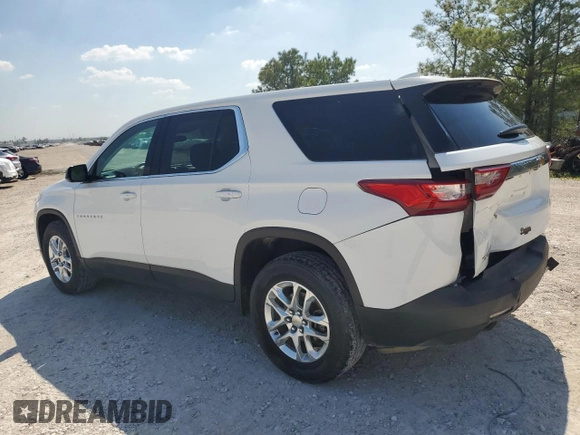2020 Chevrolet Traverse LS with VIN 1GNERFKW8LJ298724, listed as a Copart auction lot 50510065 with 63,027 mi miles and Salvage Title. Bid and sale history available at carsss.com. Image 2.