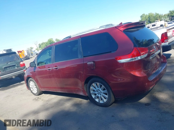 2011 Toyota Sienna XLE with VIN 5TDDK3DC8BS007764, listed as a IAAI auction lot 42689965 with 254,252 mi miles and . Bid and sale history available at DreamBid. Image 14.