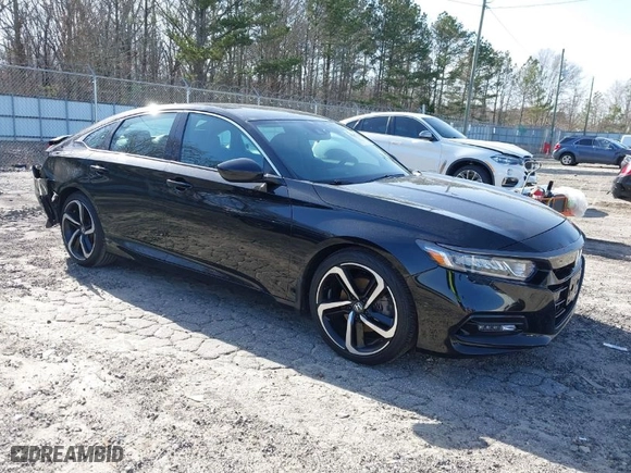 2020 Honda Accord Sedan Sport with VIN 1HGCV1F33LA051031, listed as a IAAI auction lot 41747730 with 128,397 mi miles. Bid and sale history available at carsss.com. Image 1.