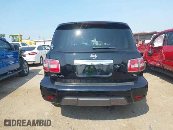 2020 Nissan Armada SL with VIN JN8AY2NC4L9621029, listed as a IAAI auction lot 40178692 with 80,867 mi miles. Bid and sale history available at carsss.com. Image 17.