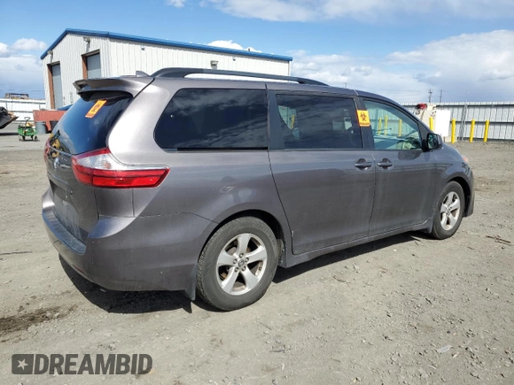 2019 Toyota Sienna LE Auto Access Seat with VIN 5TDKZ3DC8KS007735, listed as a Copart auction lot 51834795 with Not Provided miles and Salvage Title. Bid and sale history available at DreamBid. Image 3.
