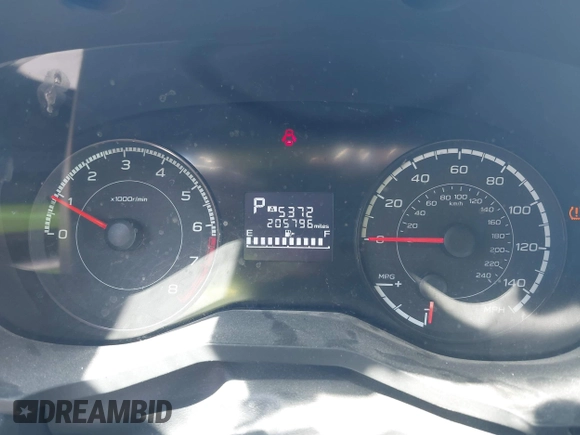 2017 Subaru Impreza with VIN 4S3GTAA64H3737484, listed as a IAAI auction lot 42493090 with 205,796 mi miles and . Bid and sale history available at DreamBid. Image 7.