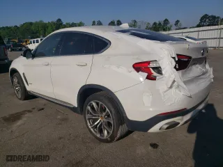 2015 BMW X6 xDrive50i with VIN 5UXKU6C56F0R33500, listed as a Copart auction lot 53286955 with 0 mi miles and Clean Title. Bid and sale history available at carsss.com. Image 2.