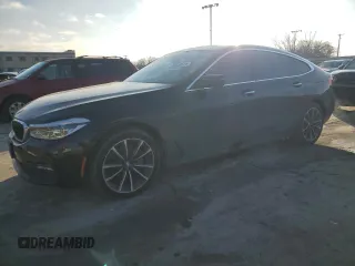 2018 BMW 6 Series 640i xDrive with VIN WBAJV6C56JBK06832, listed as a Copart auction lot 46648625 with 90,366 mi miles and Salvage Title. Bid and sale history available at carsss.com. Image 1.
