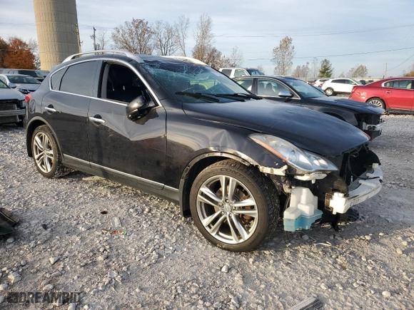 2012 Infiniti EX35 Journey with VIN JN1AJ0HR5CM452224, listed as a Copart auction lot 77796194 with 0 mi miles and Clean Title. Bid and sale history available at carsss.com. Image 4.