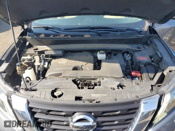 2017 Nissan Pathfinder SL with VIN 5N1DR2MM2HC603702, listed as a Copart auction lot 62452515 with 87,994 mi miles and Salvage title. Bid and sale history available at DreamBid. Image 12.