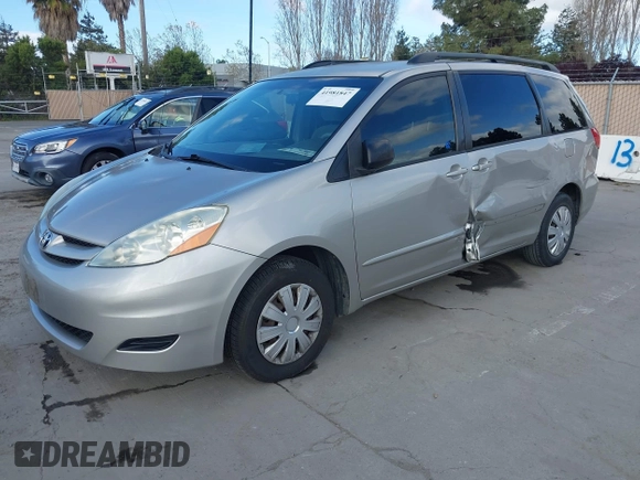 2006 Toyota Sienna CE with VIN 5TDZA23C76S442527, listed as a IAAI auction lot 41981847 with 141,000 mi miles and . Bid and sale history available at DreamBid. Image 6.